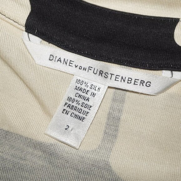 Diane Von Furstenberg DVF Silk Top 2 - Picture 3 of 5
